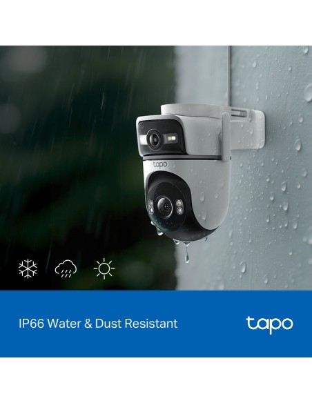 TPLINK TAPO TC47 IP CAM WIFI/LAN 2K PER ESTERNO IP66 DOPPIO OBIETTIVO