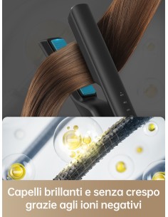 DREAME DREHS-BK PIASTRA PORTATILE  S/FILI 2IN1 HAIR GLAMOUR NERA 2