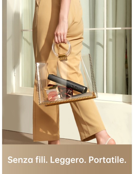 DREAME DREHS-BK PIASTRA PORTATILE  S/FILI 2IN1 HAIR GLAMOUR NERA