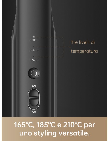 DREAME DREHS-BK PIASTRA PORTATILE  S/FILI 2IN1 HAIR GLAMOUR NERA