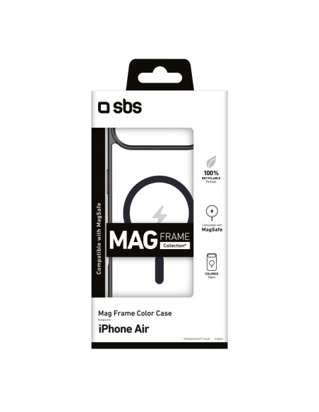 SBS TEMAGCOLIP1766K IPHONE 17 AIR COVER MAGFRAME NERO