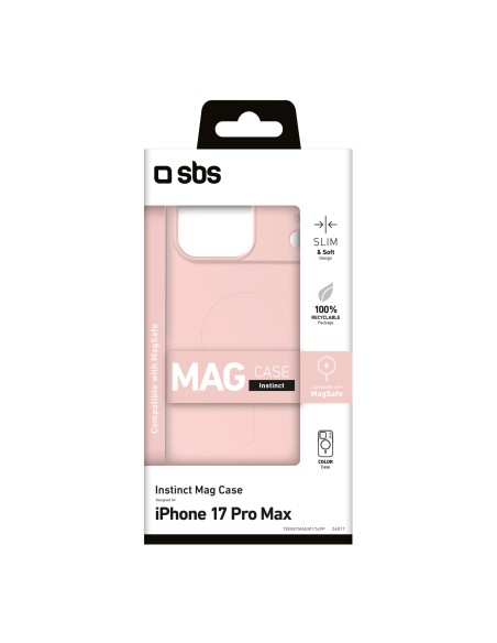 SBS TEINSTMAGIP1769P IPHONE 17 PRO MAX COVER INSTINCT MAGSAFE ROSA
