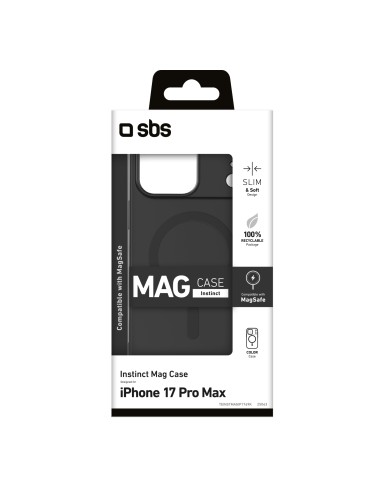 SBS TEINSTMAGIP1769K IPHONE 17 PRO MAX COVER INSTINCT MAGSAFE NERO