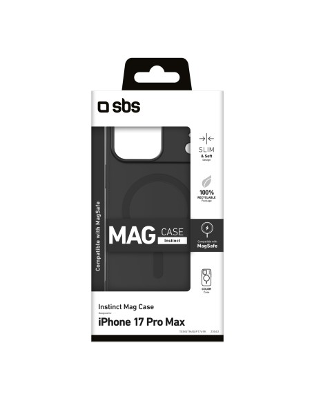 SBS TEINSTMAGIP1769K IPHONE 17 PRO MAX COVER INSTINCT MAGSAFE NERO