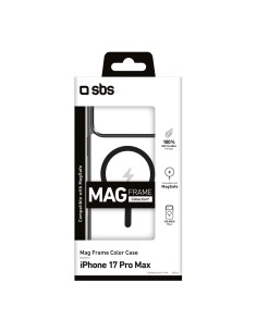 SBS TEMAGCOLIP1769K IPHONE 17 PRO MAX COVER MAGFRAME NERO 2