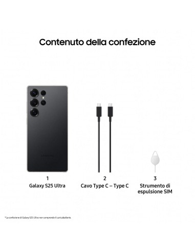 TIM S25 ULTRA 5G GALAXY TITANIUM   BLACK SAMSUNG 6,9" 12/512GB