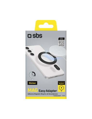 SBS TEUNIMAGADAPT ADATTATORE MAGSAFE UNIVERSALE ADESIVO NERO