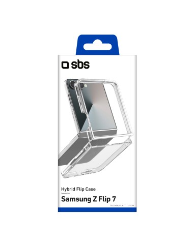 SBS TECOVSAZFLIP7T SAMSUNG Z FLIP 7 COVER RIGIDA TRASPARENTE
