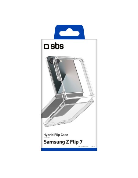 SBS TECOVSAZFLIP7T SAMSUNG Z FLIP 7 COVER RIGIDA TRASPARENTE