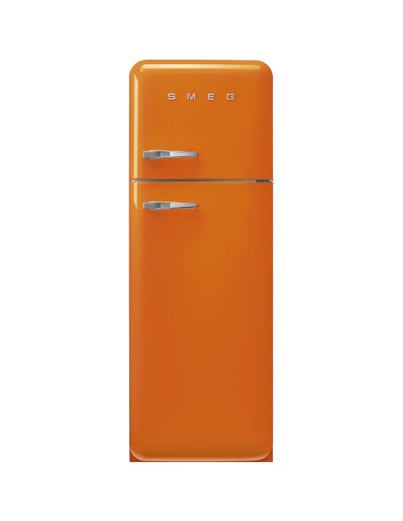SMEG FAB30ROR6 FRIGO D.P. C ANNI 50 294LT ARANCIONE CERNIERA DX