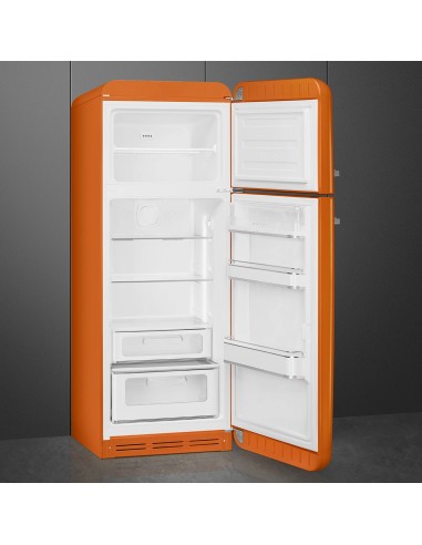 SMEG FAB30ROR6 FRIGO D.P. C ANNI 50 294LT ARANCIONE CERNIERA DX