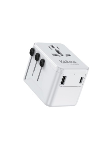 KARMA CC 9602USBC ALIMENTATORE DA VIAGGIO 4 PRESE USB/USB-C CON CAVO