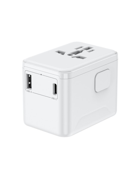 KARMA CC 9602USBC ALIMENTATORE DA VIAGGIO 4 PRESE USB/USB-C CON CAVO