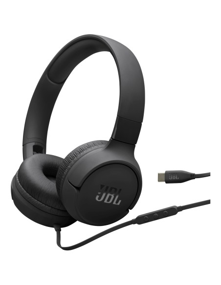 JBL T520C NERO CUFFIA PADIGLIONE USB-C CON MICROFONO