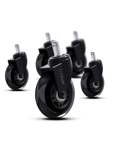 TRUST 25804 GXT 702 ROTELLE PER SEDIE IN GEL ANTIRUMORE E ANTIGRAFFIO