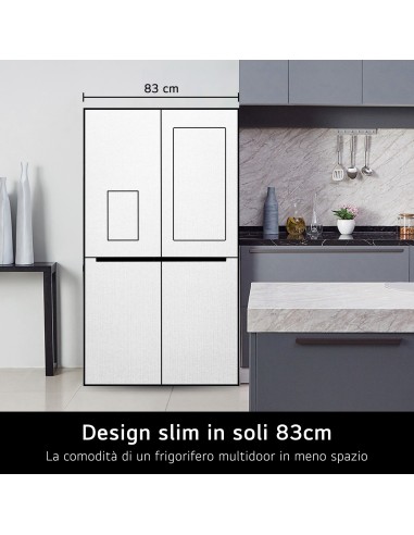 LG GMG860EPBE FRIGO 4PORTE E 508LT NF NERO WIFI DRINK DISP. H179 L83,5
