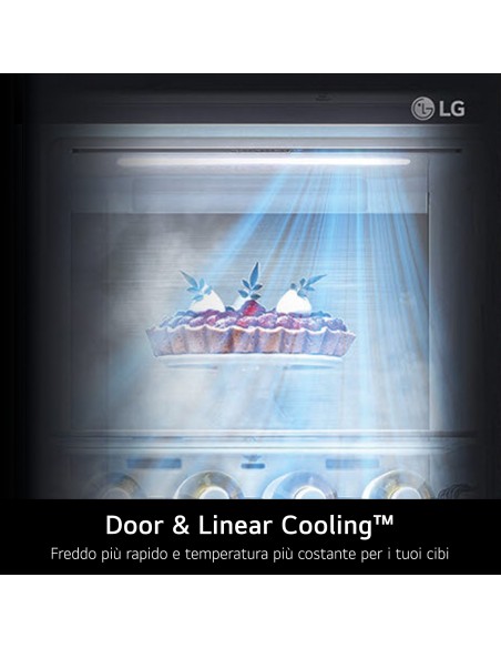 LG GMG860EPBE FRIGO 4PORTE E 508LT NF NERO WIFI DRINK DISP. H179 L83,5