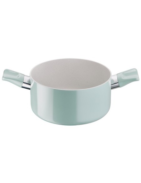 LAGOSTINA 010288031220 CASSERUOLA  FONDA 2 MANIGLIE 20CM ANT. SALVIA