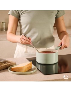 LAGOSTINA 010288031316 CASSERUOLA  FONDA MANICO LUNGO 16CM ANT. SALVIA 2