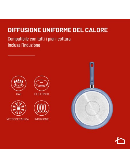 LAGOSTINA 010288600002 BIS 2PADELLE 24/28CM ANTIADERENTE NETTUNO