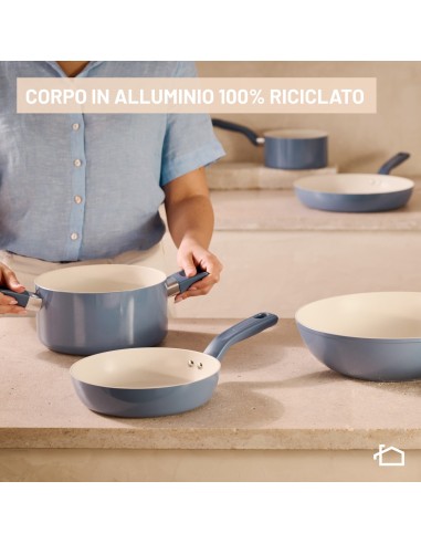 LAGOSTINA 010288600002 BIS 2PADELLE 24/28CM ANTIADERENTE NETTUNO