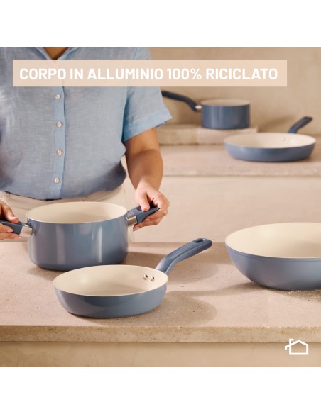 LAGOSTINA 010288600002 BIS 2PADELLE 24/28CM ANTIADERENTE NETTUNO