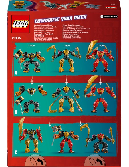 LEGO NINJAGO BATTLE MECH SPINJITZU DI ARIN