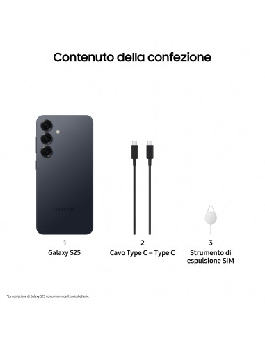 SAMSUNG SM-S931BZKD S25 BLACK 128GB