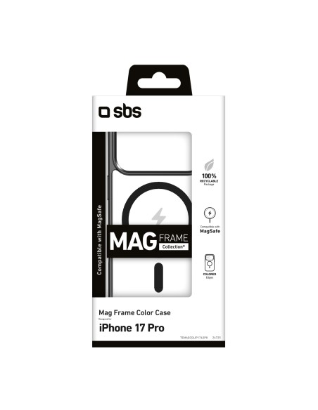 SBS TEMAGCOLIP1763PK IPHONE 17 PRO COVER MAGFRAME NERO