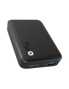 SBS TEBBCT10000LDK POWERBANK 10000MAH LED 1 USB-A 2.1A + 1 USB-C NERO