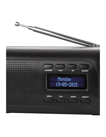 LOWELL EH50107N RADIOSVEGLIA DAB/DAB+/FM NERO DISPLAY LED SVEGLIA