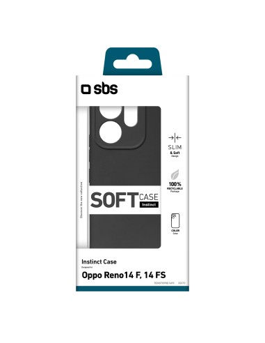 SBS TEINSTOPRE14FK OPPO RENO14F COVER INSTINCT NERO