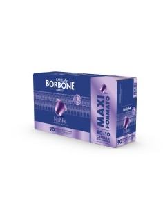 BORBONE COMP. NESPRESSO 90PZ NOBILE ALLUMINIO REBNOBILE80+10N