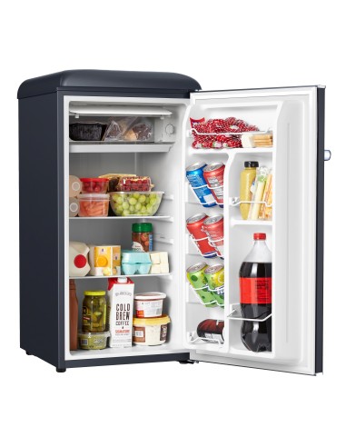 TECHLIFE TFFTR100B FRIGO M.P. E 95 LT RETRO' NERO H89,3L48,7 P59,2