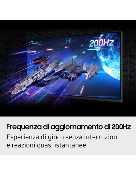 SAMSUNG ODYSSEY G5 MONITOR 27"     2K IPS 200HZ 1MS TILT GAMING