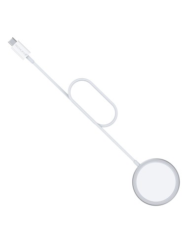 TECHLIFE TLMT0050 MAGSAFE CHARGER ALIM.WIRELESS 10W USB-C BIANCO