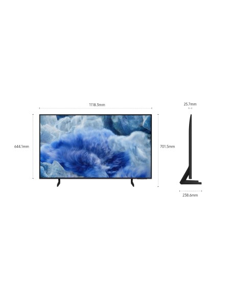 SAMSUNG QE50Q8FAA TVC 55" QLED 4K  SMART QUANTUM TVSAT
