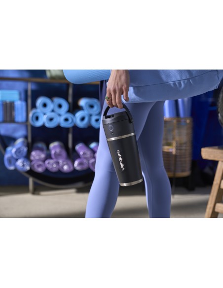 NUTRIBULLET NBP016B FRULLATORE PORTATILE S/FILI RIC. CON USB NERO