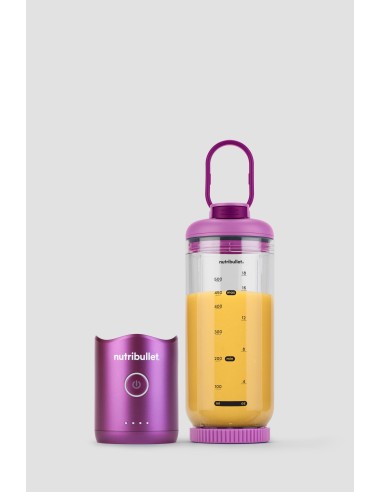 NUTRIBULLET NBP013VT FRULLATORE PORTATILE S/FILI RIC. CON USB VIOLA