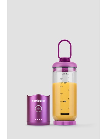NUTRIBULLET NBP013VT FRULLATORE PORTATILE S/FILI RIC. CON USB VIOLA
