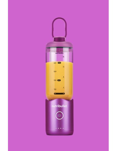 NUTRIBULLET NBP013VT FRULLATORE PORTATILE S/FILI RIC. CON USB VIOLA