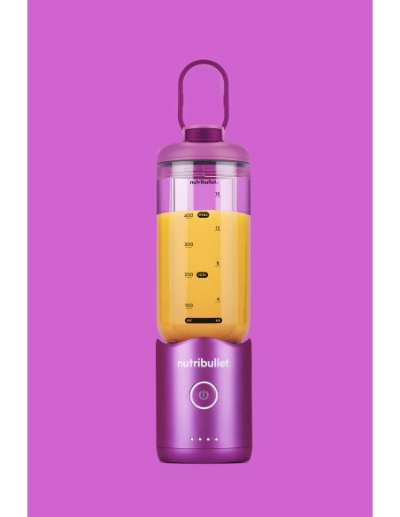 NUTRIBULLET NBP013VT FRULLATORE PORTATILE S/FILI RIC. CON USB VIOLA