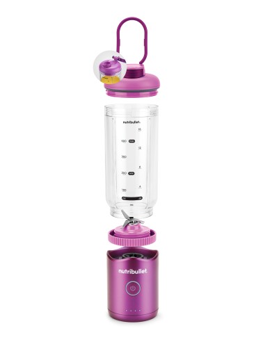NUTRIBULLET NBP013VT FRULLATORE PORTATILE S/FILI RIC. CON USB VIOLA