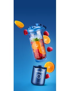 NUTRIBULLET NBP013BL FRULLATORE PORTATILE S/FILI RIC. CON USB BLU