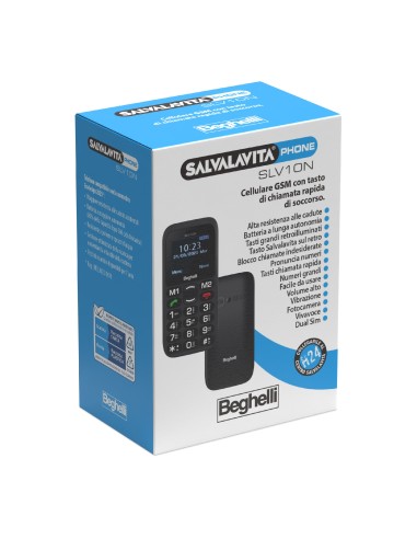 BEGHELLI PHONE SLV10N ECO SALVAVITA BLACK 9143