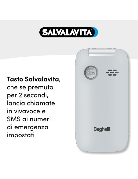 BEGHELLI KIT PHONE SLV30N-GPS PLUS SALVAVITA BLACK 9204N