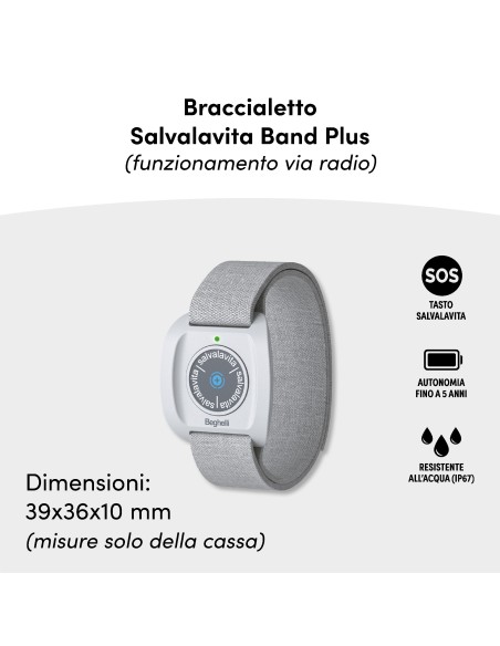 BEGHELLI KIT PHONE SLV30N-GPS PLUS SALVAVITA BLACK 9204N