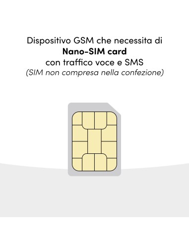 BEGHELLI KIT PHONE SLV30N-GPS PLUS SALVAVITA BLACK 9204N