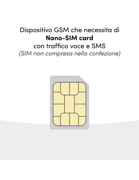 BEGHELLI KIT PHONE SLV30N-GPS PLUS SALVAVITA BLACK 9204N