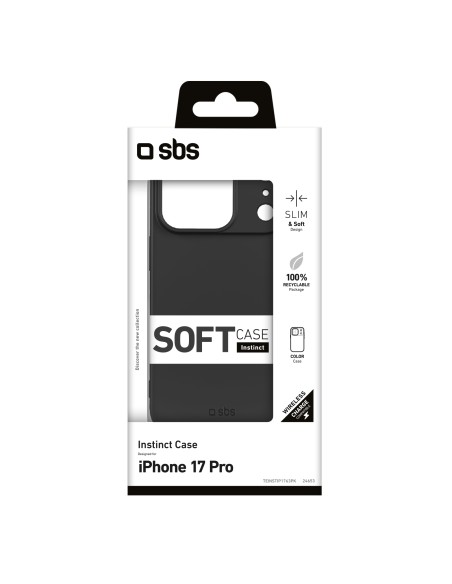 SBS TEINSTIP1763PK IPHONE 17 PRO COVER INSTINCT NERO